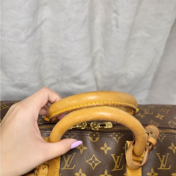 Authentic Louis Vuitton Keepall 50 bandouliere duffel travel bag - Picture 11 of 16